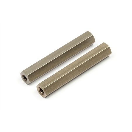 FRONT CHASSIS BRACE HEX POSTS 34MM (PR)
