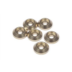 CAP HEAD SCREW CONE WASHER - GOLD (6PCS)