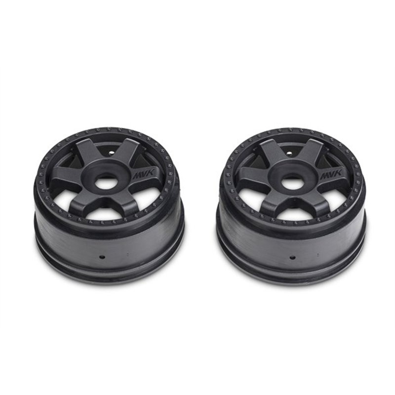 QuantumR Race Truck Wheel (Black/2pcs)