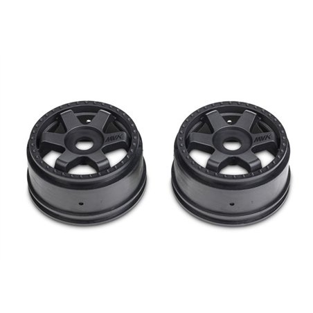 QuantumR Race Truck Wheel (Black/2pcs)
