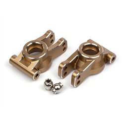 Aluminium Rear Hub Set (Gold/2pcs)