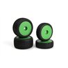 Sidebar Buggy Wheel/Tyre Set (Green/Front/Rear)