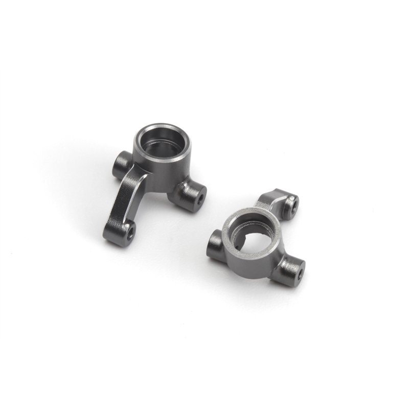 Aluminum Steering Spindle Set (Left/Right/Grey)