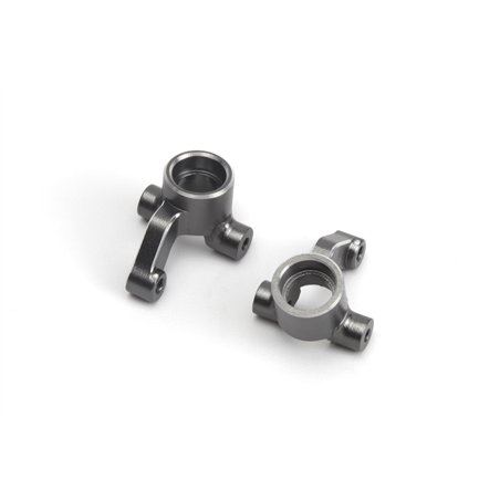 Aluminum Steering Spindle Set (Left/Right/Grey)
