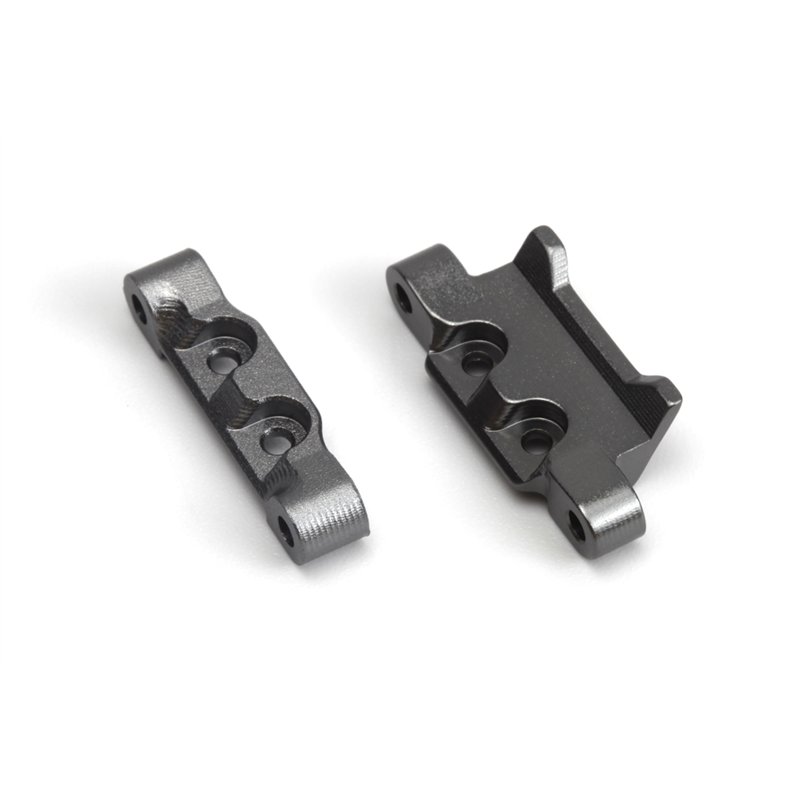 Aluminum Rear Pivot Block Set (Grey)