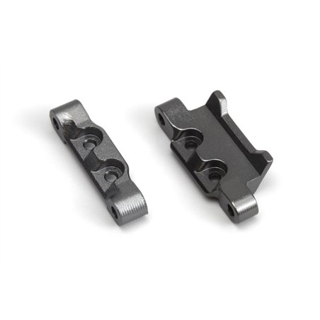 Aluminum Rear Pivot Block Set (Grey)