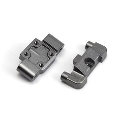 Aluminum Front Pivot Block Set (Grey)
