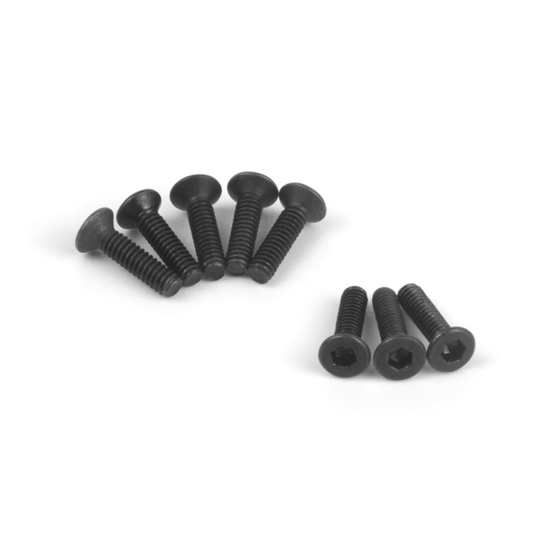 Flat Head Screw M2x8mm (Hex/Socket/8pcs)
