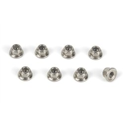 Flanged Lock Nut M4 (8pcs)