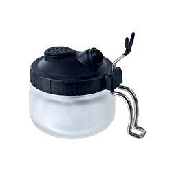 Cleaning pot - 2 in 1 airbrush cleaner & holder