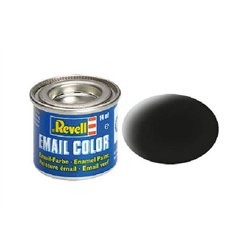 Enamel 14 ml. black, mat