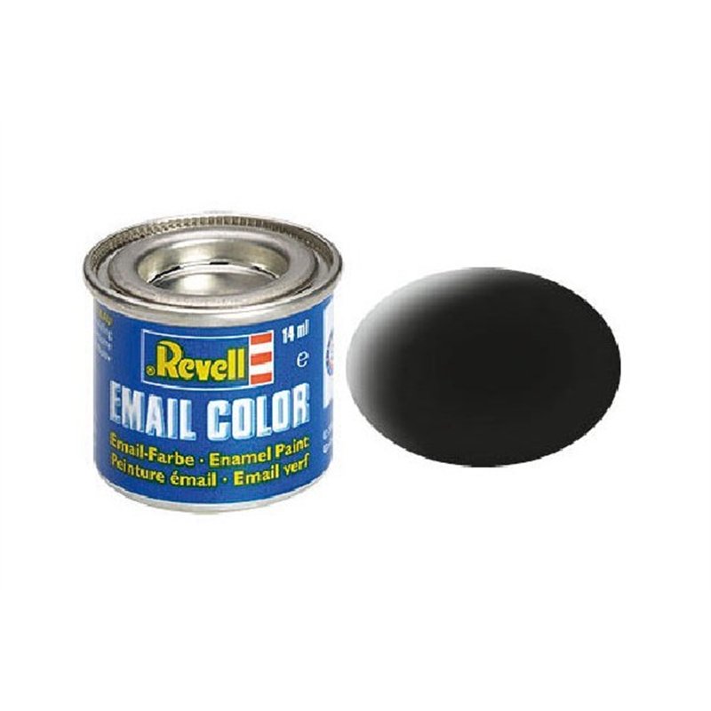Enamel 14 ml. black, mat