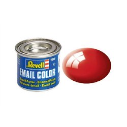 Enamel 14 ml. fiery red, gloss