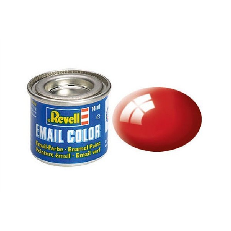 Enamel 14 ml. fiery red, gloss