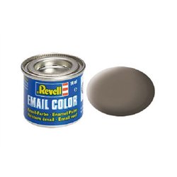 Enamel 14 ml. earth brown mat