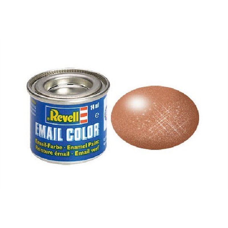 Enamel 14 ml. copper metallic