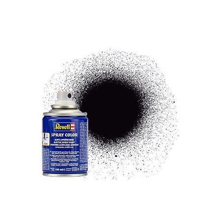 Spray black mat 100 ml.