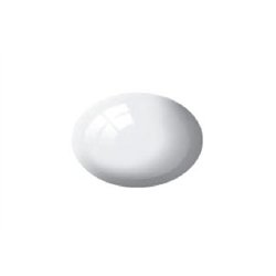 Gloss White (RAL 9010) Aqua Color Acrylic - 18ml