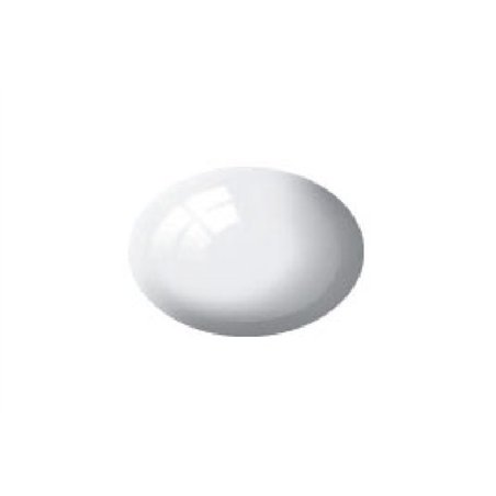 Gloss White (RAL 9010) Aqua Color Acrylic - 18ml