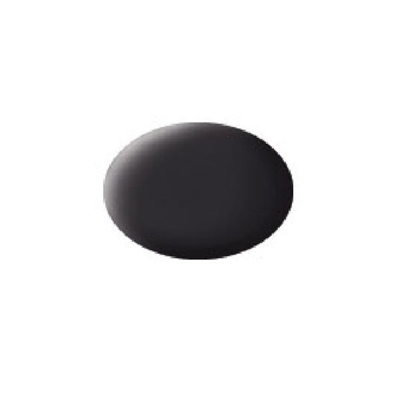 Matt Tar Black (RAL 9021) Aqua Color Acrylic18ml