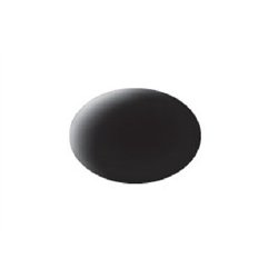 Matt Black (RAL 9011) Aqua Color Acrylic - 18ml
