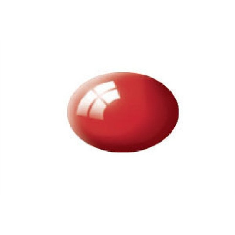 Gloss Fiery Red (RAL 3000)Aqua Color Acrylic18ml