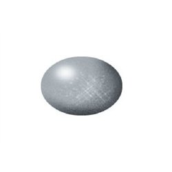 Metallic Silver Aqua Color Acrylic - 18ml