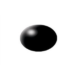 Silk Black (RAL 9005) Aqua Color Acrylic - 18ml