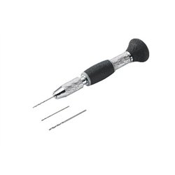 Hand Drill inc, 3 Drill Bits