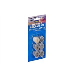 Military Aircraft set aqua colour acrylic 6x5ml
