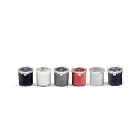 Sports Car set aqua color acrylic 6x5ml