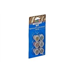 Military Vehicle set aqua color acrylic 6x5ml