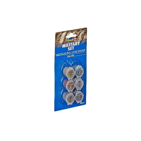 Military Vehicle set aqua color acrylic 6x5ml