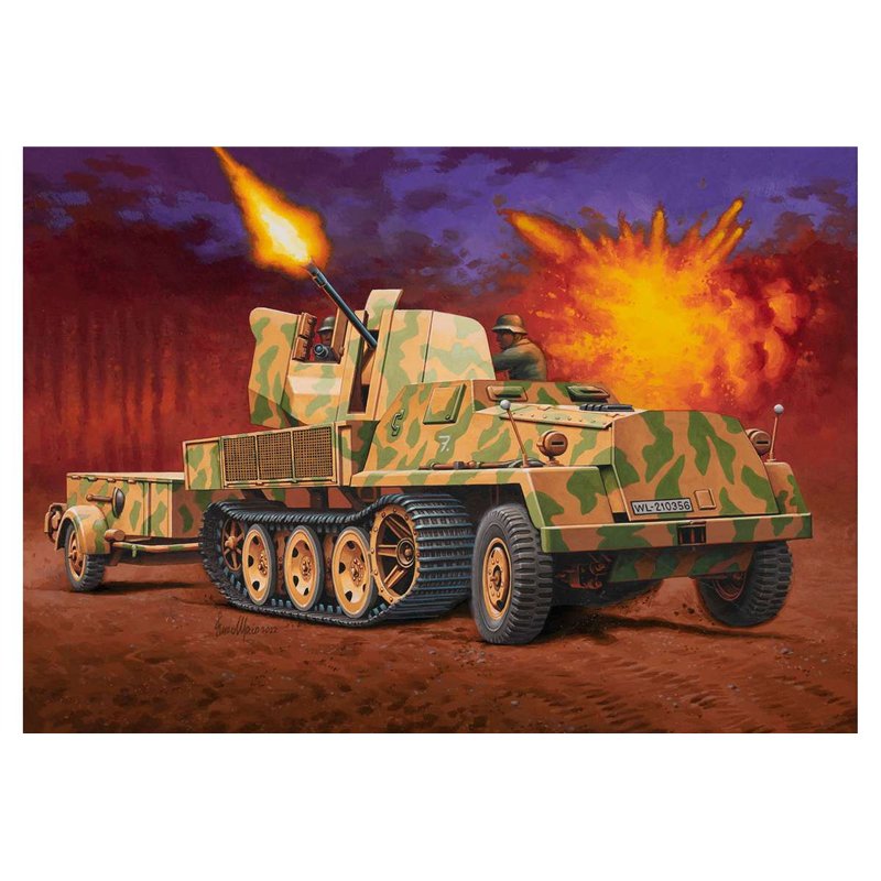 Model Set sWS with Flak43 and Sd.Ah58 Ammo Trailer
