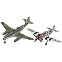 Model Set Combat Set Me262 & P-51B 1:73