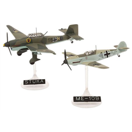 Model Set Messerschmitt Bf109E & Ju87B Stuka 1:145