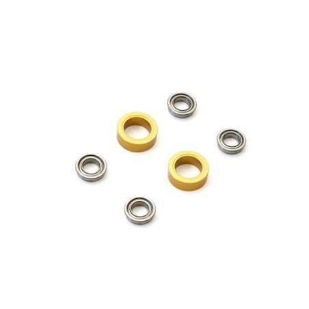 SP Wheel shaft double bearing set Kyosho EP Fantom (2) - Gold