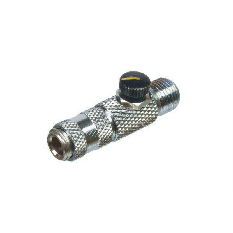 Lyn-kobling m/ regulator, hun, 1/8"
