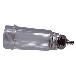 Poly bowl with drain valve
