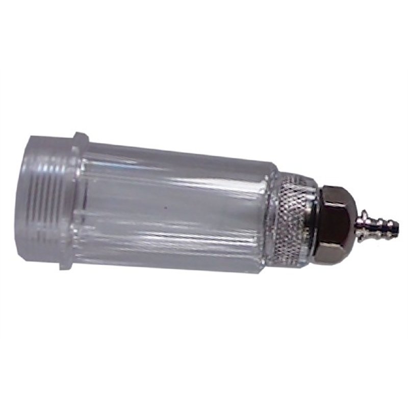 Poly bowl with drain valve