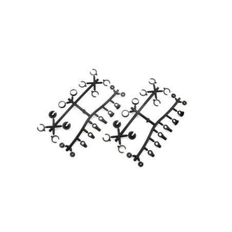 DAMPER PLASTIC PARTS & O-RING SET TC FAZER 2.0