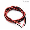 Kabel Röd &amp, Svart 18AWG D1.1/2.4mm x 1m