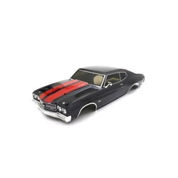 Body shell set 1:10 Fazer FZ02L Chevy Chevelle R SS 454 LS6 - Black