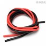 Kabel Röd &amp, Svart 12AWG D2.8/4.6mm x 1m
