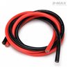 Kabel Röd &amp, Svart 6AWG D6/8.6mm x 1m