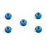 4mm flange lock nut blue