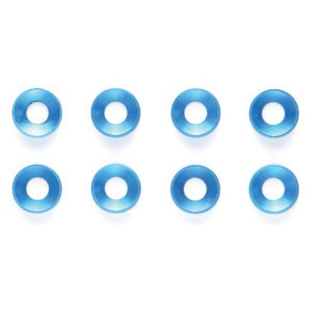 3mm Alu. Washer *8 Blue