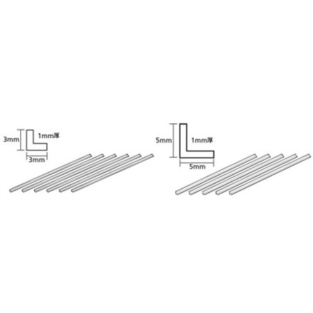 Clear Plastic Beams 5mm L *5