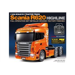 1:14 R/C Full Option - Scania R620 Metal Orange