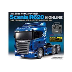 1:14 R/C Full Option - Scania R620 Blue